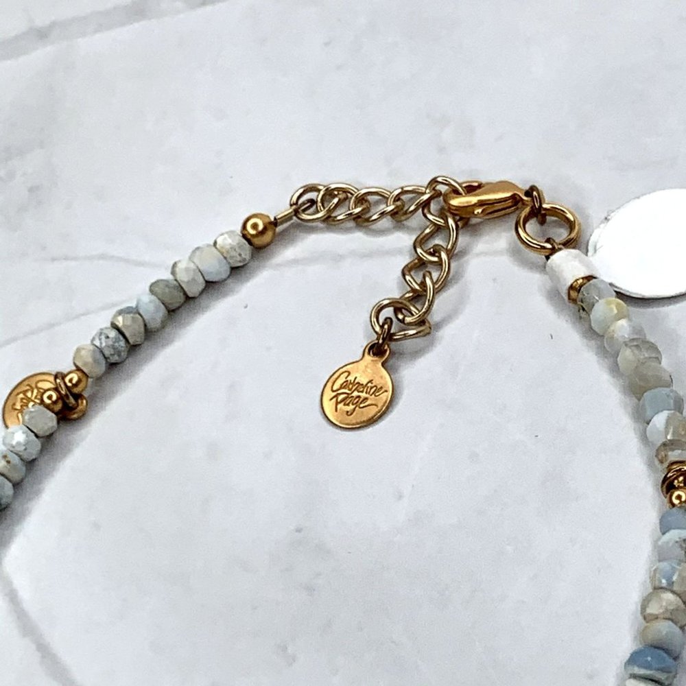 Catherine Page Logo Necklace Blue - Picture 6 of 6